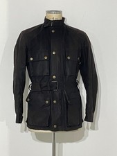 BELSTAFF Trialmaster jacket Giacca Cerata Waxed Cotton Motorcycle size 46