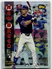 2024 Topps New Breed Evan Carter RC Texas Rangers #3