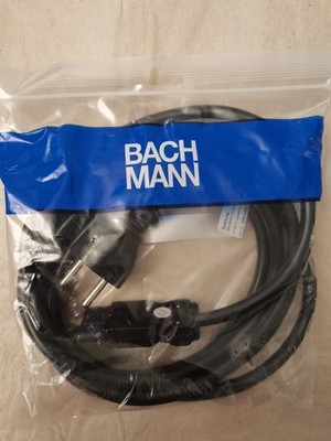 BACHMANN  Zuleitung /Gerätekupplung   H05vv-F 3G 1,5mm2  schwarz, 3 m