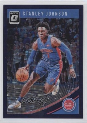 2018 Panini Donruss Optic FOTL Purple Stars Prizm 7/13 Stanley Johnson #130 3wu