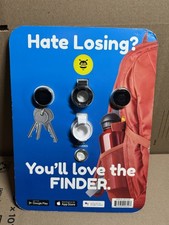 PebbleBee Finder Bluetooth Mobile App Controlled GPS Tracking Key Ring 2 Pack