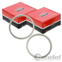 2X Mapco ABS-RINGE Vorne Passend FüR Hyundai Santa Links+Rechts | 76506
