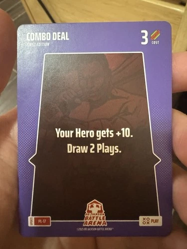 2025 BoBA Bo Jackson Battle Arena Update SP Play Card #PL-17 Combo Deal