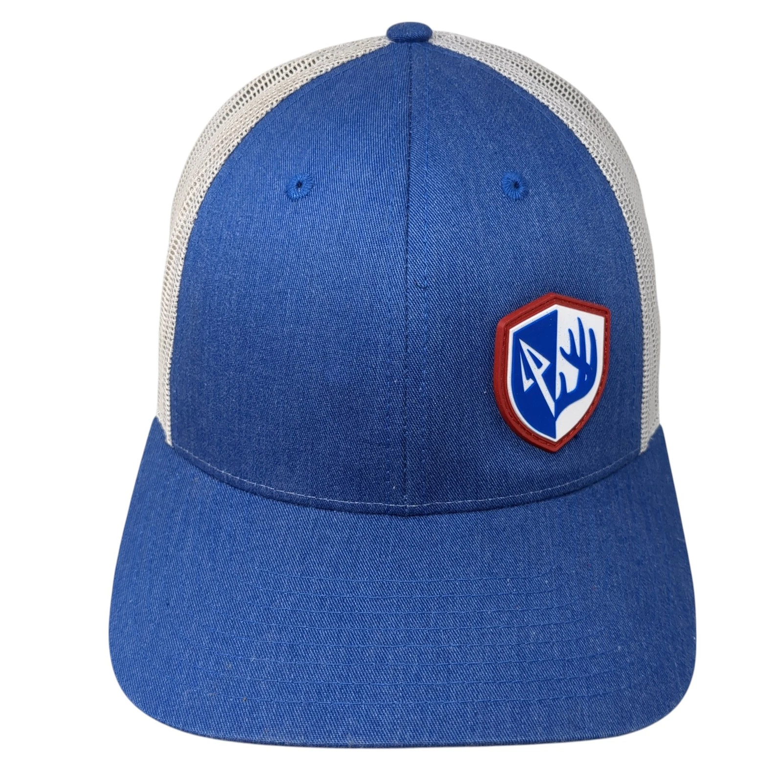 Bow Hunt Or Die Snapback Trucker Hat Blue L Adjustable Embroidered Richardson