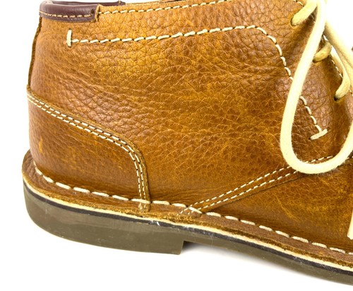 Kenneth Cole Reaction Mens Desert Chestnut Brown Leather Chukka Boots Size 8 - Picture 8 of 12