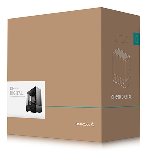 DeepCool CH690 Tower Black - R-CH690-BKNNA0D-G-1 - Afbeelding 4 van 6