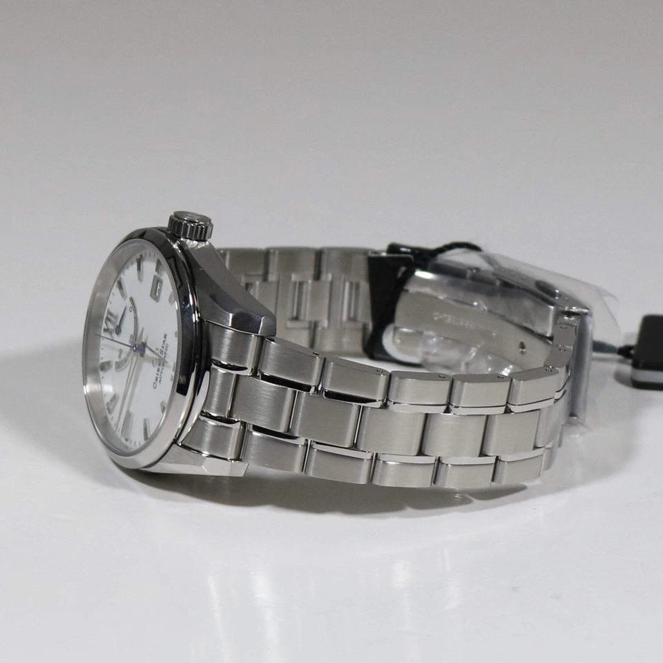 Reloj para hombre Orient Star automático esfera blanca acero inoxidable RE-AU0006S00B Foto 4 de 4