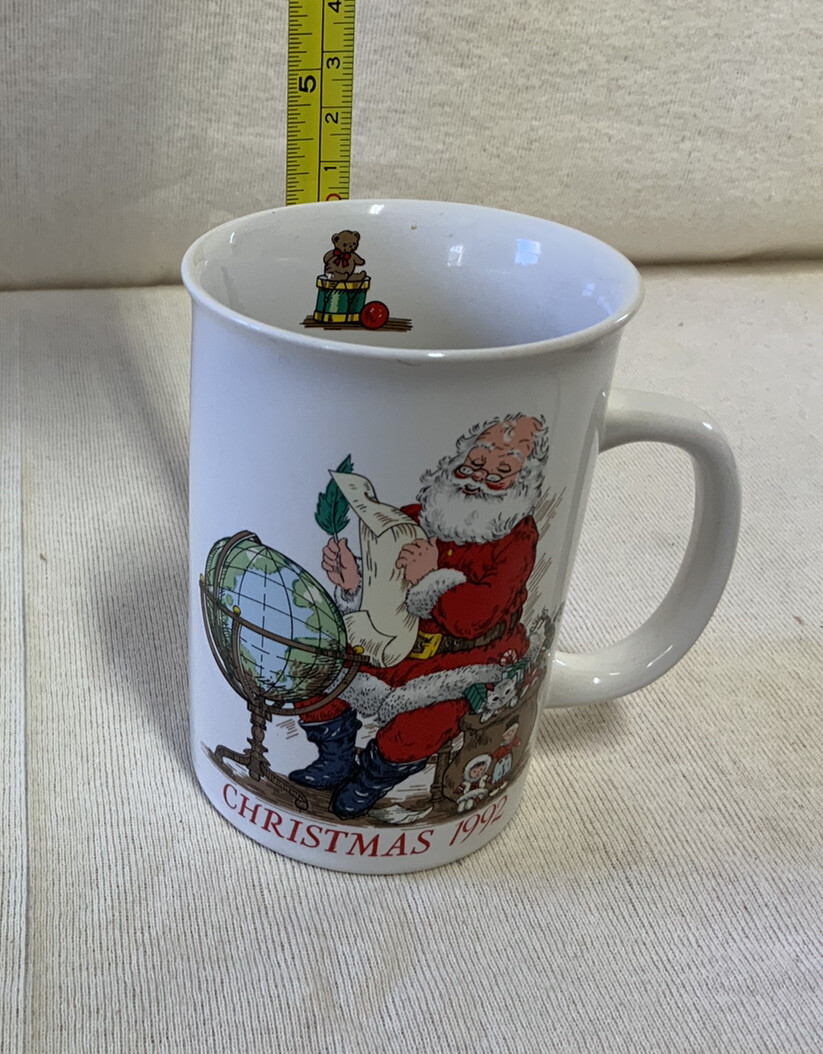 Vintage Potpourri Press Christmas Coffee Mug Cup Peace on Earth 1992