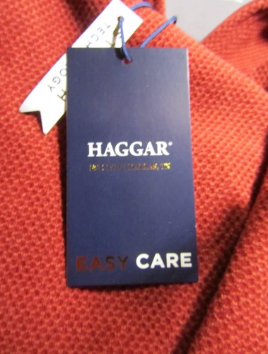 Haggar Herren schweres Langarmshirt mit 1/4 Reißverschluss, Stretch, rot, 2XL, neu, regulär 58 $ - Bild 5 von 7