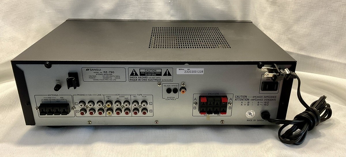 Vintage Sansui Audio/Video Stereo Receiver RZ-790 Integrated