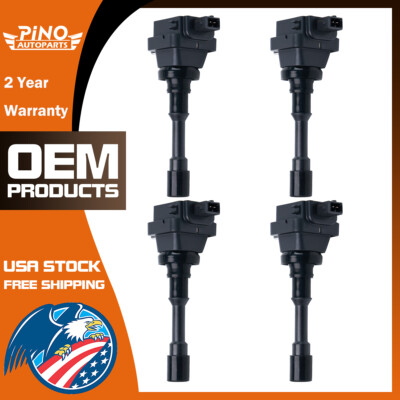 4PCS Energy Ignition Coils For BYD-F3 L4-1.5L Mitsubishi 4G13 Nomada Zoyte 05-08