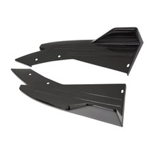 For Jaguar XE XF XJ F-Pace Gloss Rear Bumper Spoiler Lip Angle Splitter Diffuser