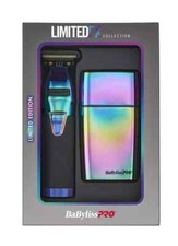 BaBylissPRO FXDUOFS2TRB LimitedFX Collection Trimmer  Shaver Set Iridescent NEW