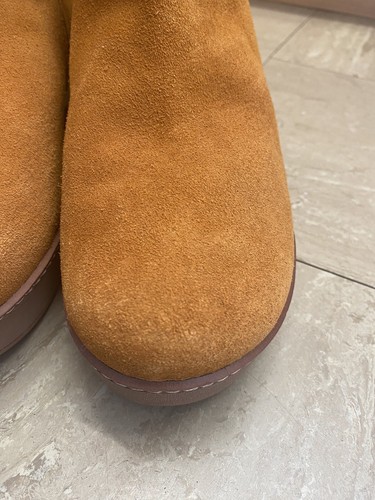 Fitflop UK 8 Pilar Gamuza Botines Tostado Claro Forrados Sherling - Imagen 4 de 12