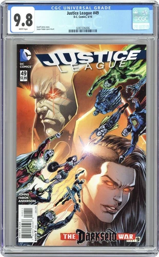Justice League 49 DC 2016 CGC 9.8 Fabok Variant Darkseid War Top Census Grade