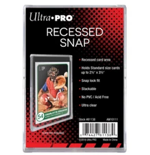 1 Brand New Ultra Pro Regular Snap Card Holder Recessed Full Size Card Topload