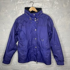 Vintage Marker Women's Purple Ski Snow Jacket Hooded - Size 12