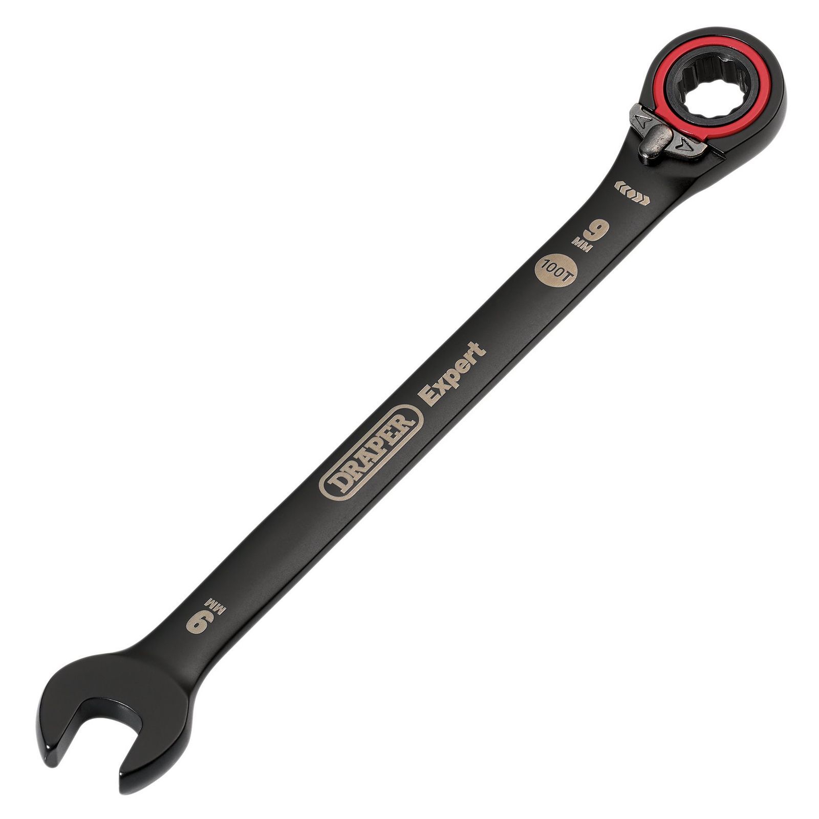 Draper Black Expert Hi Torq Reversible Ratchet Combination Spanner - Image 2