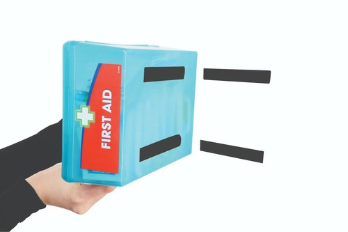 Juego de 2 tiras adhesivas de alta resistencia de la marca VELCRO®-50 mmx100 mm-negro/blanco-paquete único - Imagen 5 de 11