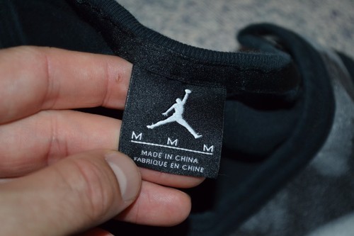 Vintage Michael Jordan AJ 1 Photo Men's Tank Black 622093-010 Size M - Picture 3 of 8