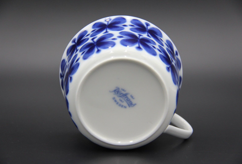 1952-1987 RÖRSTRAND Porcelain Mon Amie Flat Cup & Saucer by Marianne Westman - Picture 11 of 11