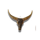 Boho Resin Cow Skull Wall Art