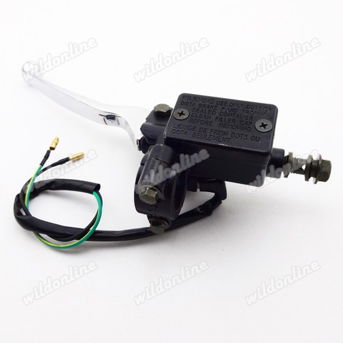 Left Hand Hydraulic Master Cylinder Brake Lever For GY6 50cc-150cc Moped Scooter - Picture 5 of 5
