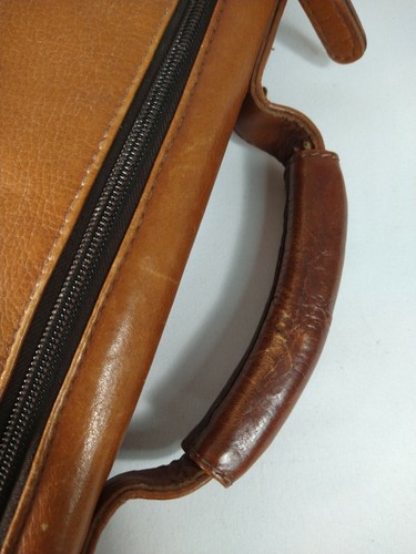 PRE-OWNED brown leather LATICO messenger bag, brief, attaché - Picture 10 of 11