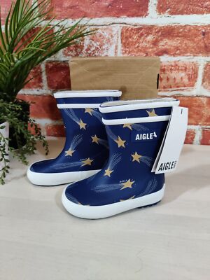 NEU AIGLE GUMMISTIEFEL UK 5,5 EU 22 BABY FLAC PLAY 2 STARSHIP 2 KINDER GUMMISTIEFEL