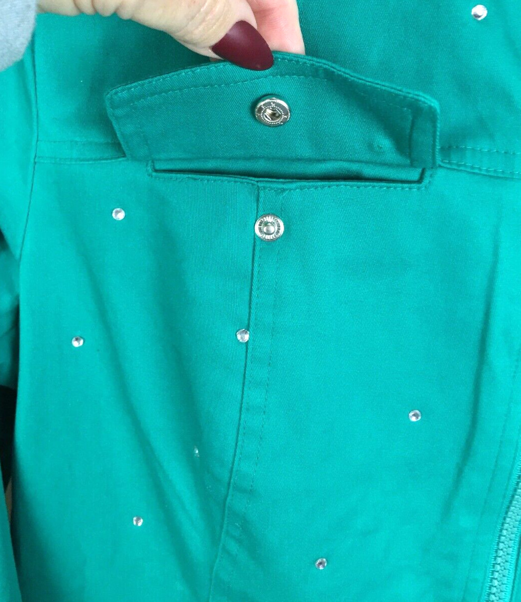 Quacker Factory Print to Solid Reversible Woven J… - image 4