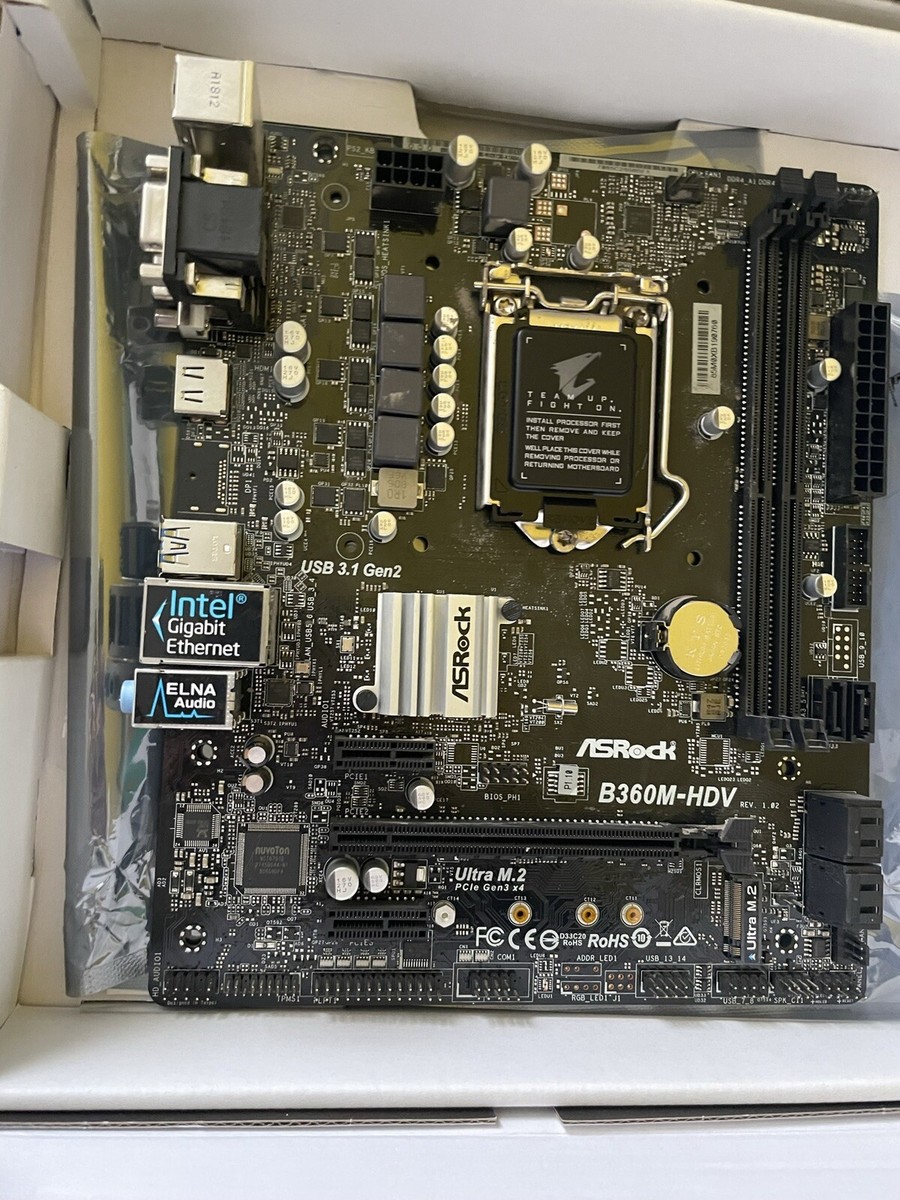 asrock b360m hdv motherboard | eBay