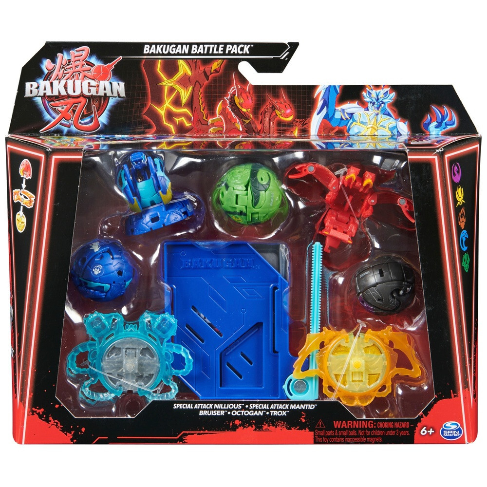 Bakugan Battle Pack Special Attack Nillious Mantid Bruiser Octogan