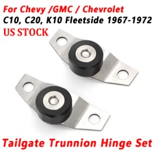 US Stainless Tailgate Trunnion Hinge Set For Chevy Chevrolet Blazer Jimmy 67-72