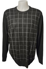 Dockers Mens Crewneck Knit Sweater Adult XXLarge Long Sleeve Pullover Stripes