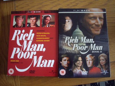 Rich Man Poor Man Book 1 2 Two Dvd Boxsets Peter Strauss Nick Nolte Tv Series Ebay Rich Man Poor Man Book 1 2 Two Dvd Boxsets Peter Strauss Nick Nolte Tv Series Ebay