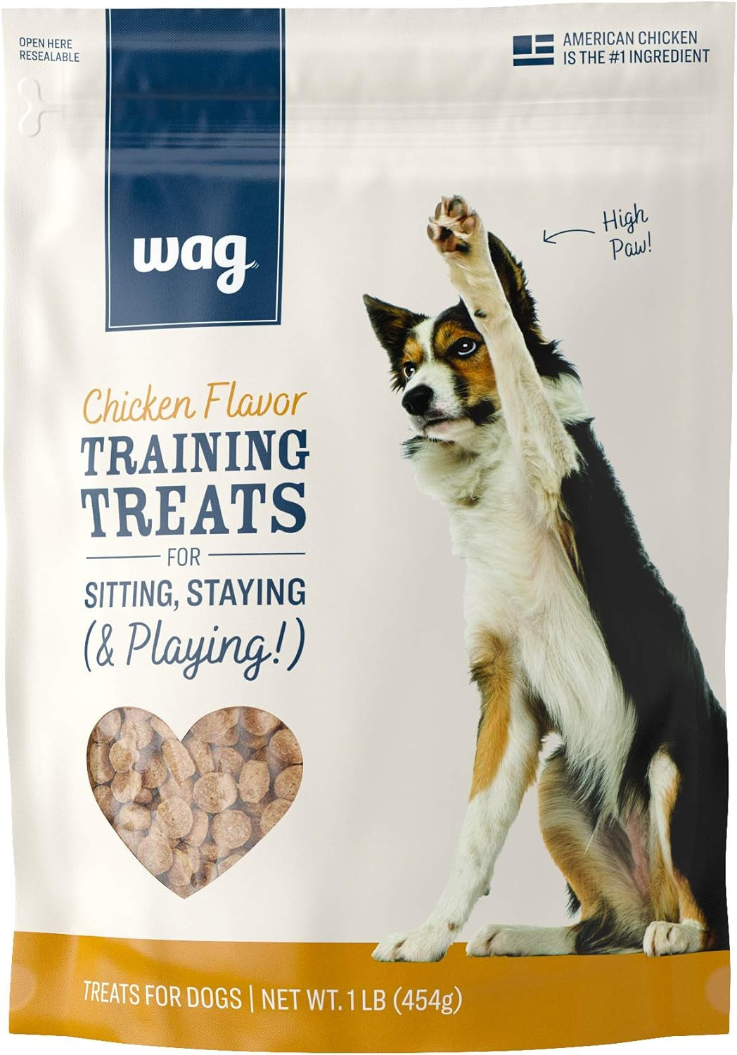 Amazon Brand – Chicken Flavor Training Treats for Dogs, 1 Lb. Bag (16 Oz)