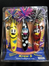 Kooky Klickers Krew 5 Collector Pen Set. Collectible  Fun To Hold- KEYCHAINS