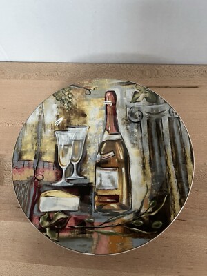 Sakura Stoneware Classico Silvia Vassileva Salad Plate ''Wine'' Set of 4