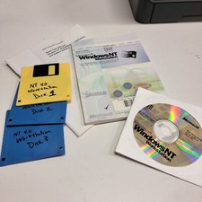 Microsoft Windows NT Workstation Version 4 - CD Hard disks Manual - Instructions