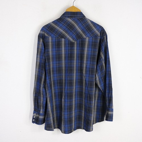 Camicia WRANGLER Taglia XXL Cotone Man Shirt Casual Comoda Elegante Multicolore - Picture 4 of 4