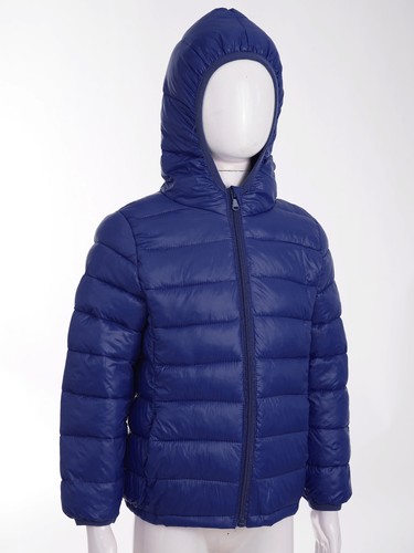 Boys Girls Down Coat Winter Hoodie Ultra Lightweight Packable Jacket Outerwear - Picture 40 of 107