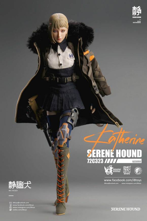 【1/6】i8TOYS SERENE HOUND KATHERINE I8 Toys 72C323 The Serene Hound Troop 1/6 KATHERINE 12