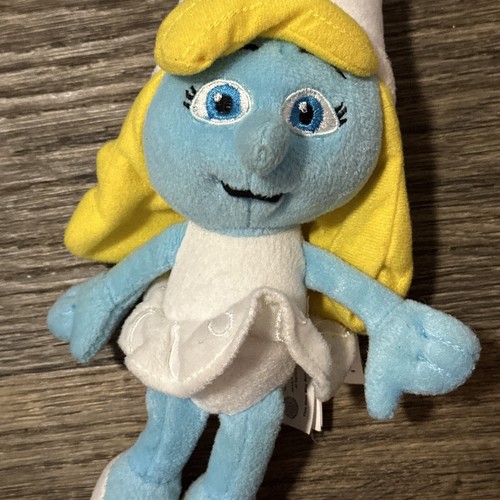 Vintage 80' The Smurfs Smurfette Plush Stuffed Animal Toy - Picture 18 of 19