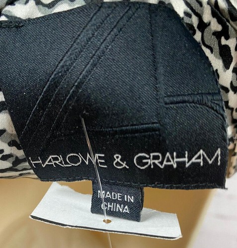 Chaqueta Cárdigan Harlowe & Graham Mediana Para Mujer Cebra Asimétrica Frente Abierto (C28 - Imagen 3 de 9