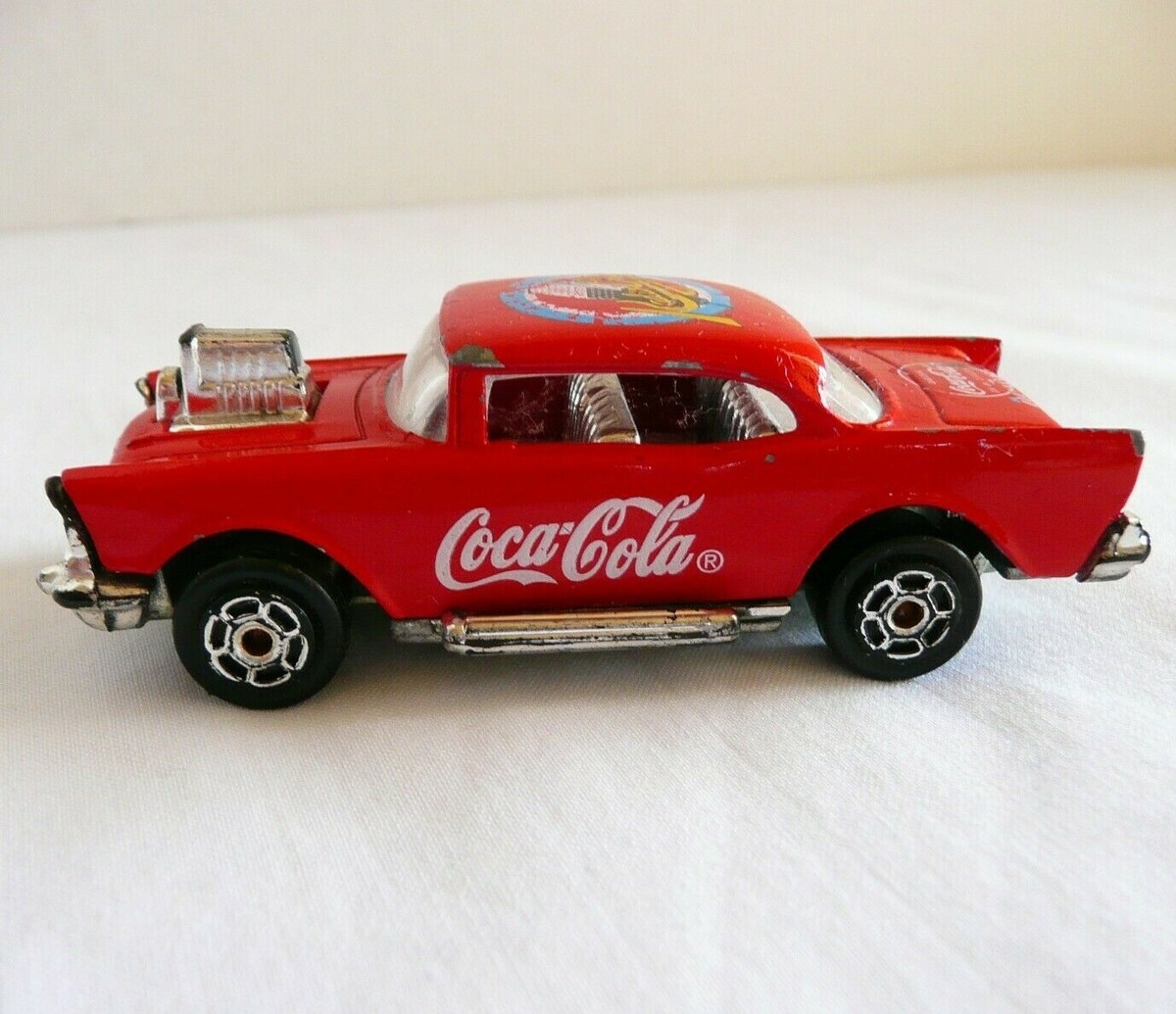 Majorette '57 Chevy No. 223 Red Coca-Cola Coke Radio Grill