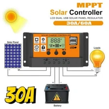100A Solar Charge Controller For Lifepo4 Lithium Lead Acid Gel PV Regulator