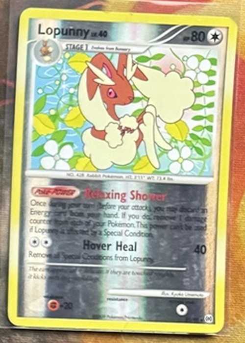 Lopunny 21/99 Arceus Reverse Holo