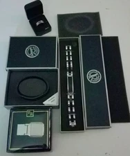 Things Remembered LOT 2 Engravable  ID Bracelets +RING + Money Clip Retail $125+