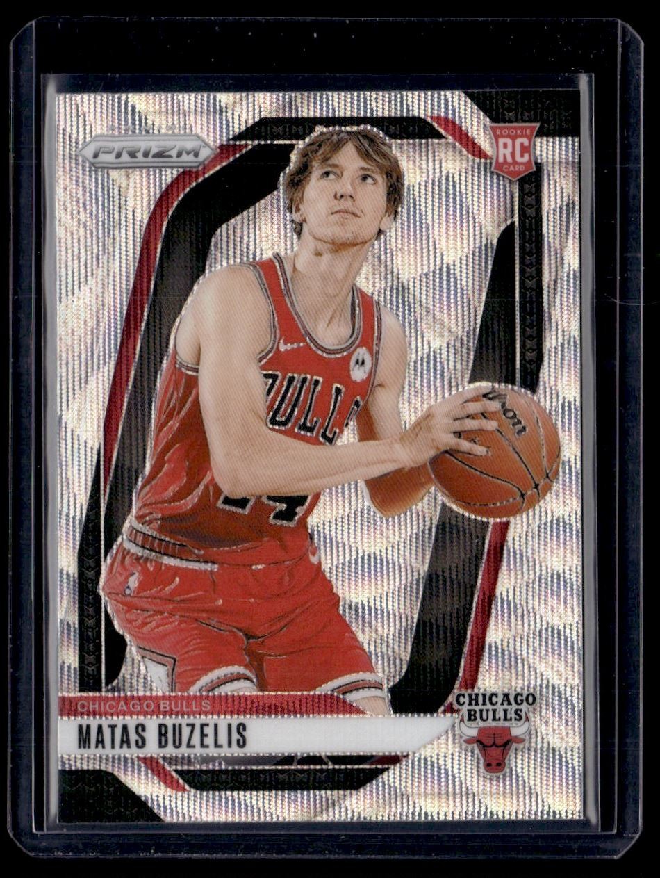 2024-25 Panini Prizm Wave Matas Buzelis Rookie Chicago Bulls #252