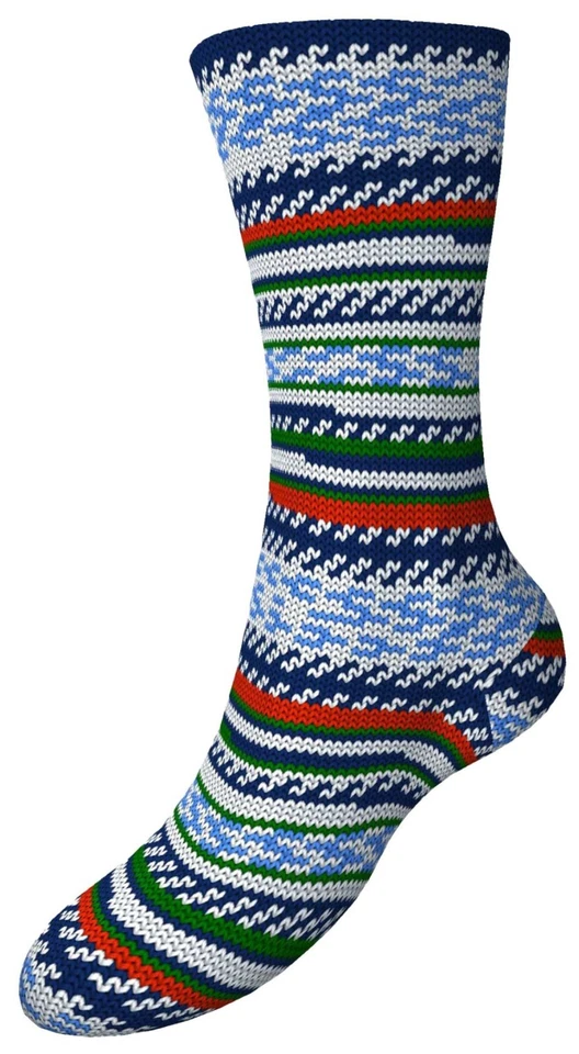 100g Fortissima Color CHRISTMAS Glitzer Sockenwolle 4-fädig Lurex Gold + Silber - Bild 3 von 4